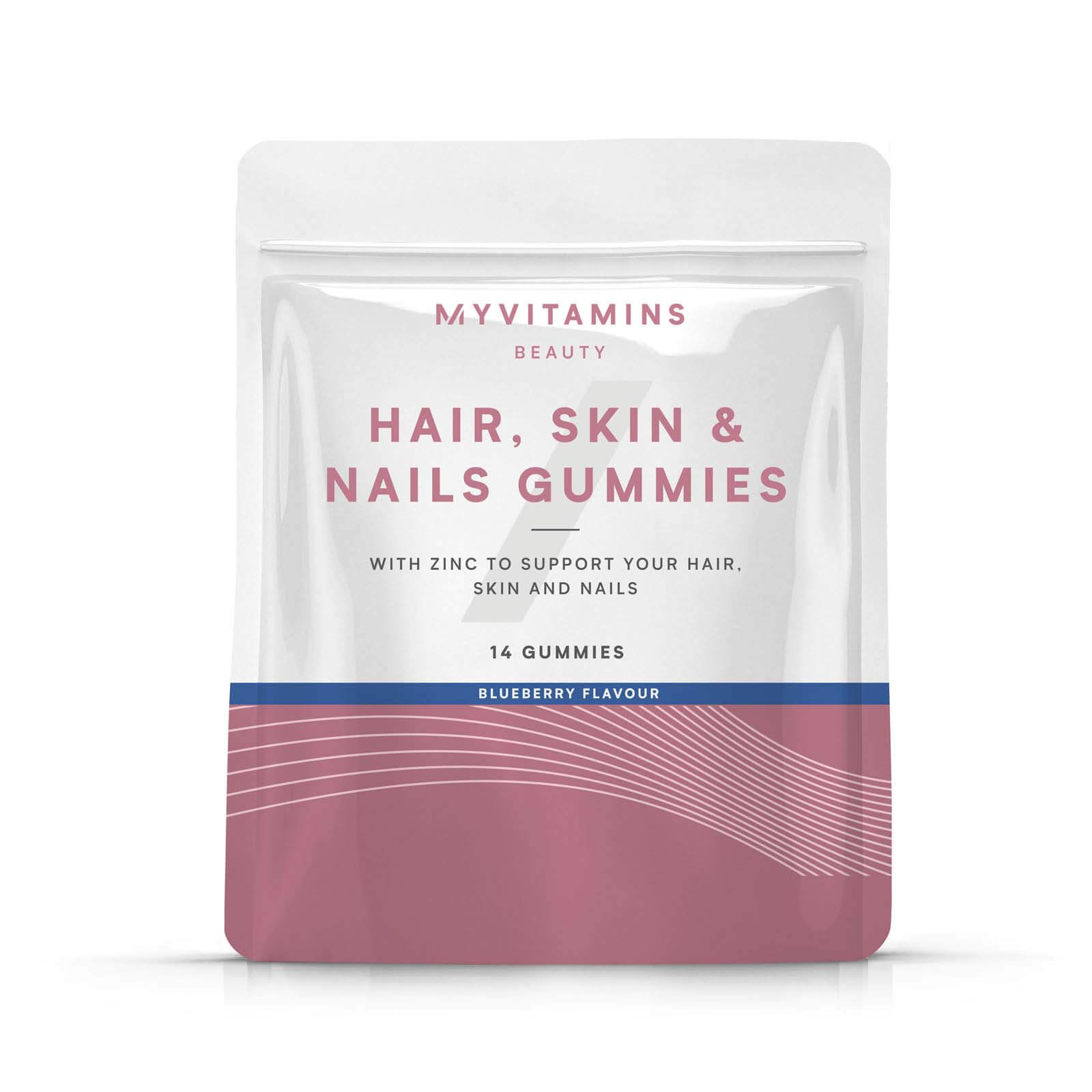 Myvitamins Hair Skin and Nails Gummies (Sample) - 14gommes à mâcher - Myrtille