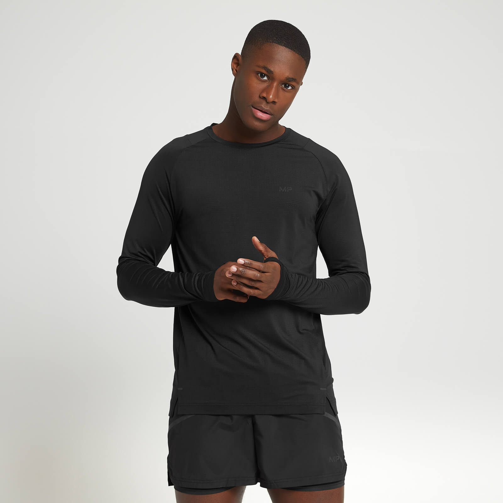 T-shirt à manches longues MP Velocity Ultra pour hommes – Noir - XXXL