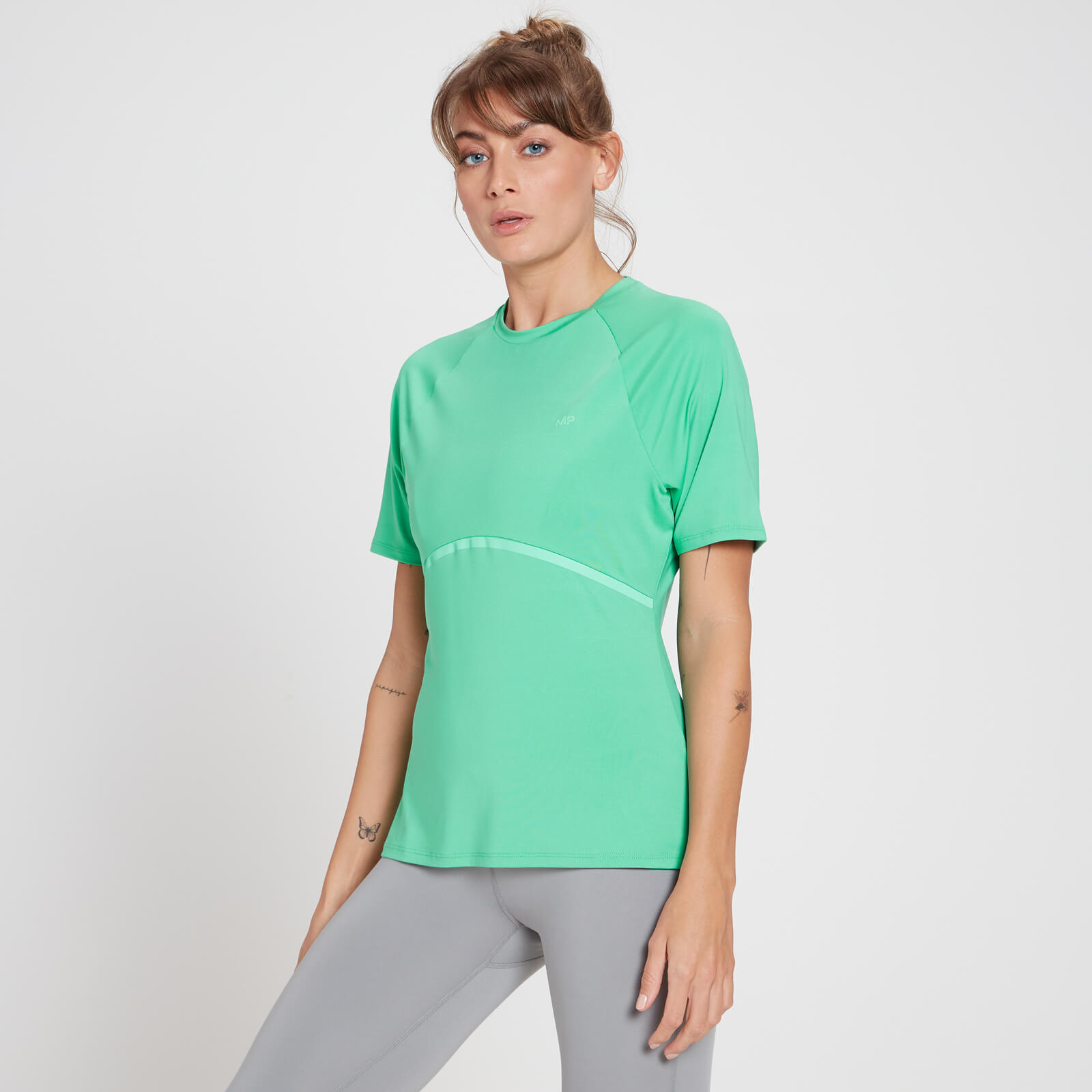T-shirt réfléchissant MP Velocity Ultra pour femmes – Vert glacé - S