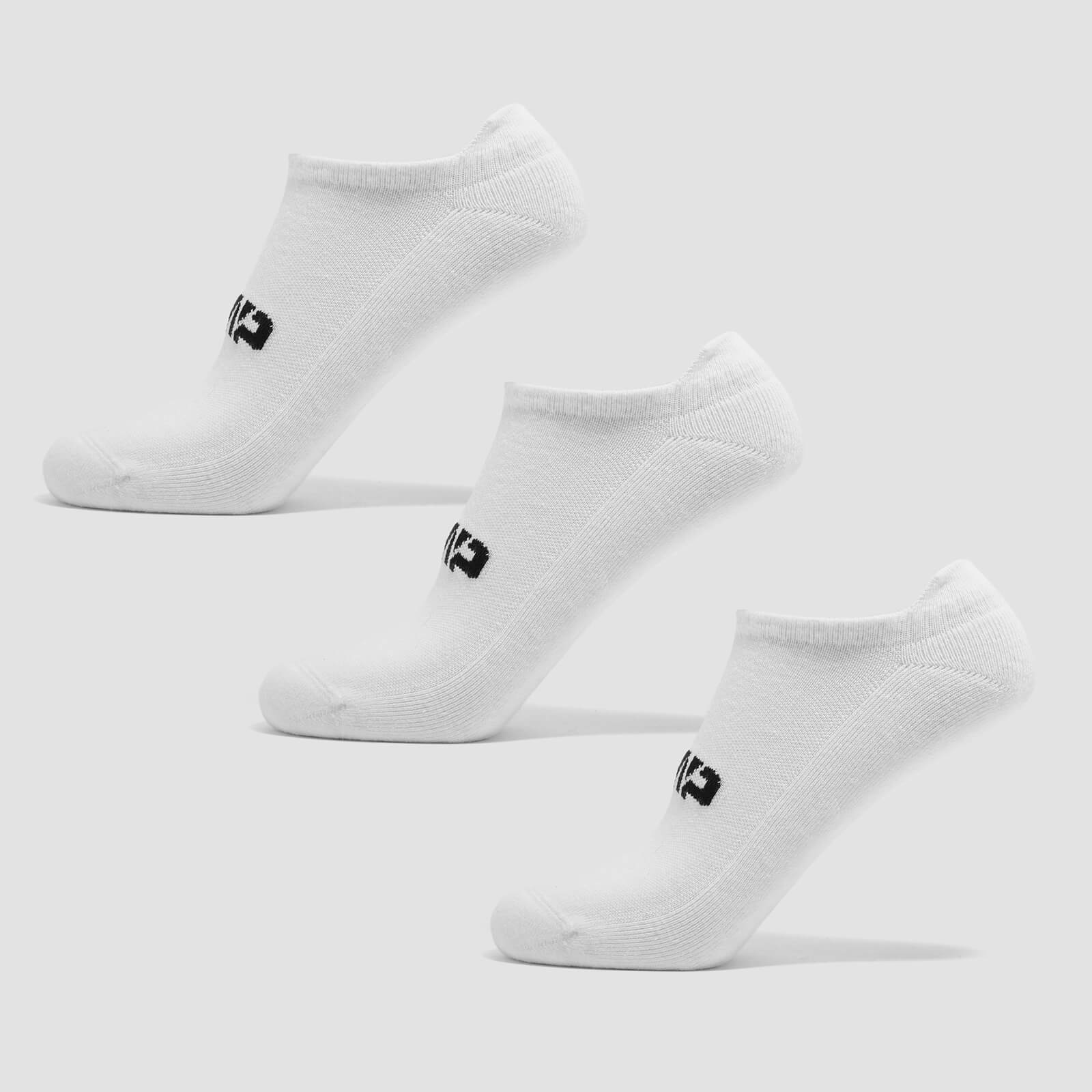 Chaussettes d’entraînement unisexes MP (lot de 3 paires) – Blanc - UK 12-14