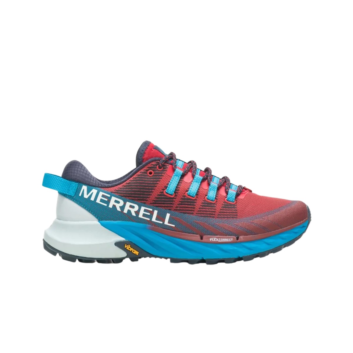 Chaussures Merrell Agility Peak 4 Bleu Rouge SS23