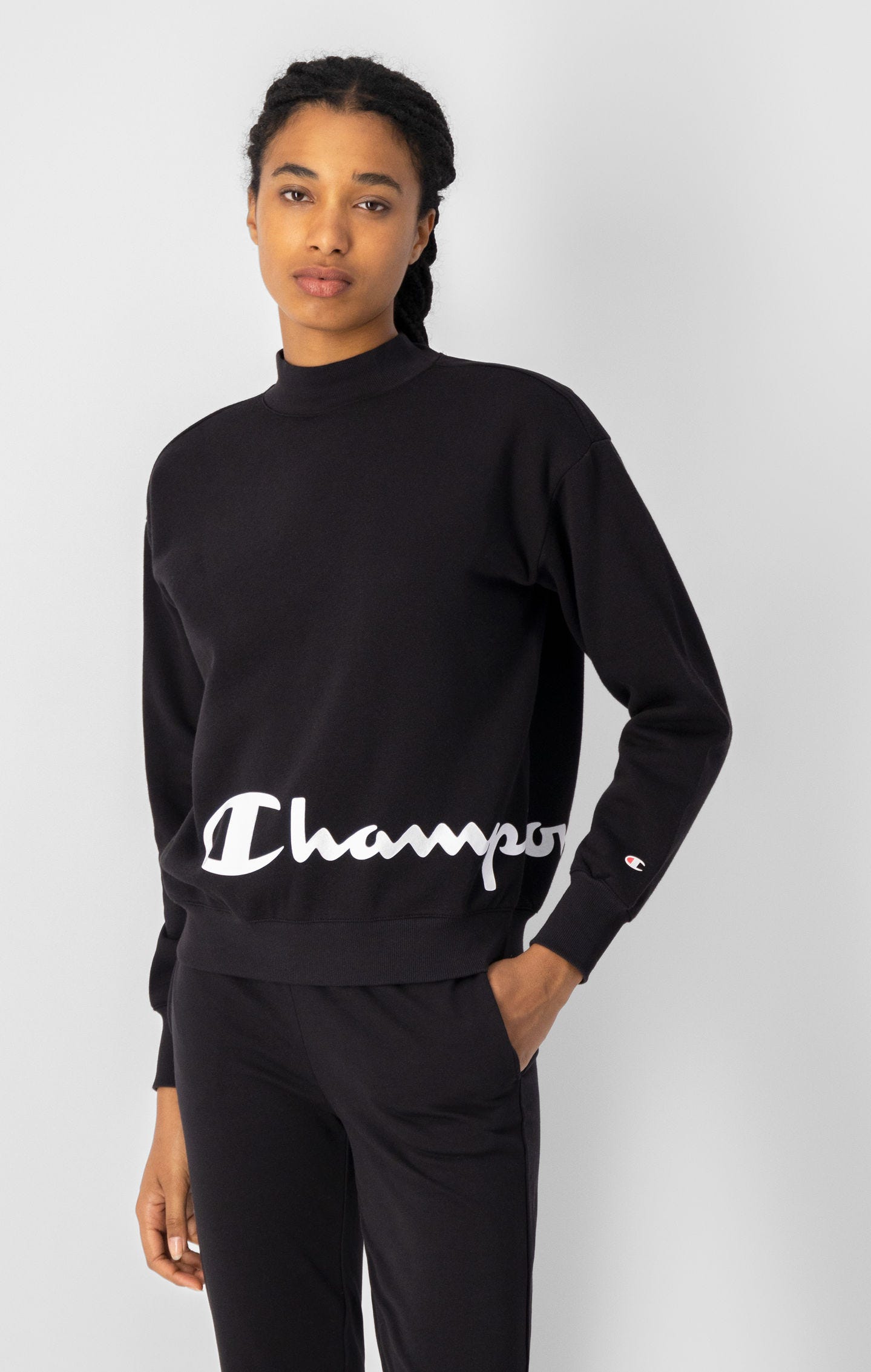 Sweatshirt oversize à grand logo Champion