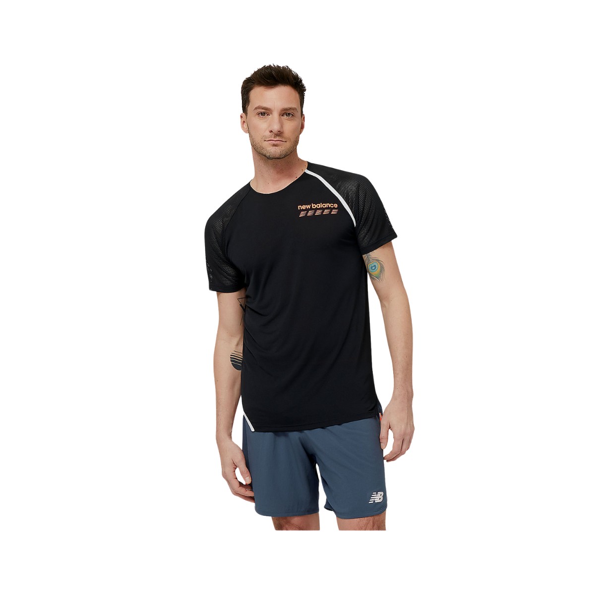 T-shirt à manches courtes New Balance Accelerate Pacer Noir