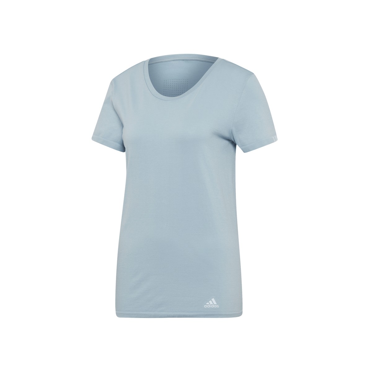 T-shirt Femme Adidas TEE W running Bleu-Gris