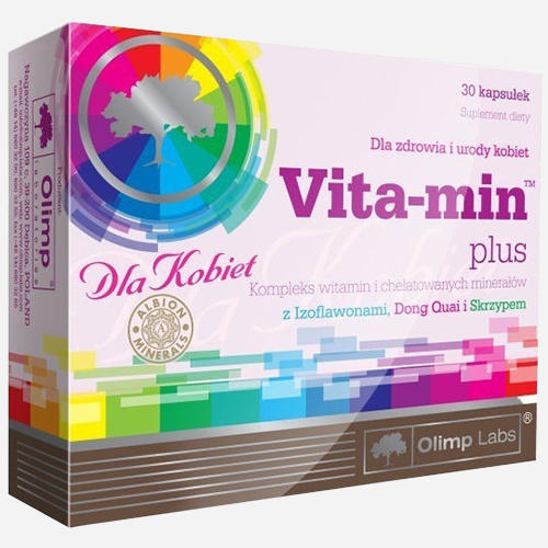 Gélule de vitamines pour femme Vita-Min Plus Ladies - Olimp Supplements - 30 Gélules