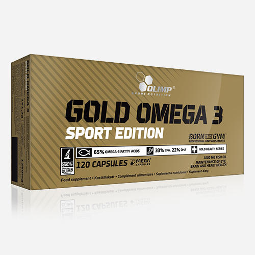Gold Omega-3 Sport edition | Olimp Supplements | 120 gélules (2 mois)