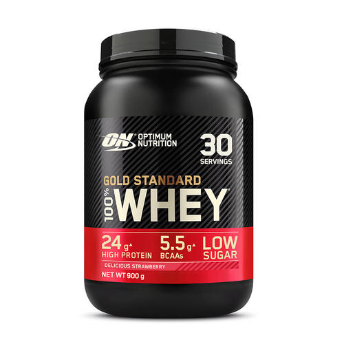 GOLD STANDARD 100% WHEY PROTEIN | Optimum Nutrition | Fraise délicieuse | 896 grammes (28 Portions)