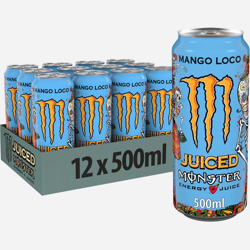 Monster Juiced | Monster | Mango Loco | 6000 ml (12 Canettes)