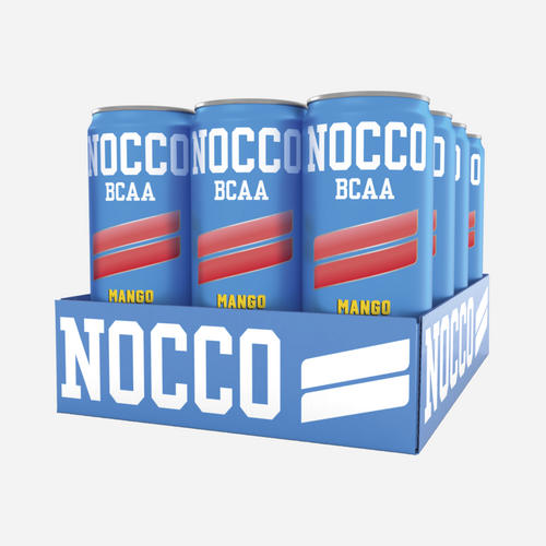 Nocco BCAA Drink | Nocco - No Carbs Company | Mangue | 3000 ml (12 Canettes)